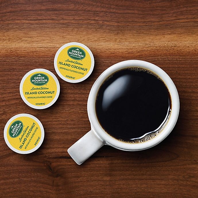 slide 6 of 8, Green Mountain Coffee Island Coconut Coffee Keurig K-Cup Pods, 18 ct