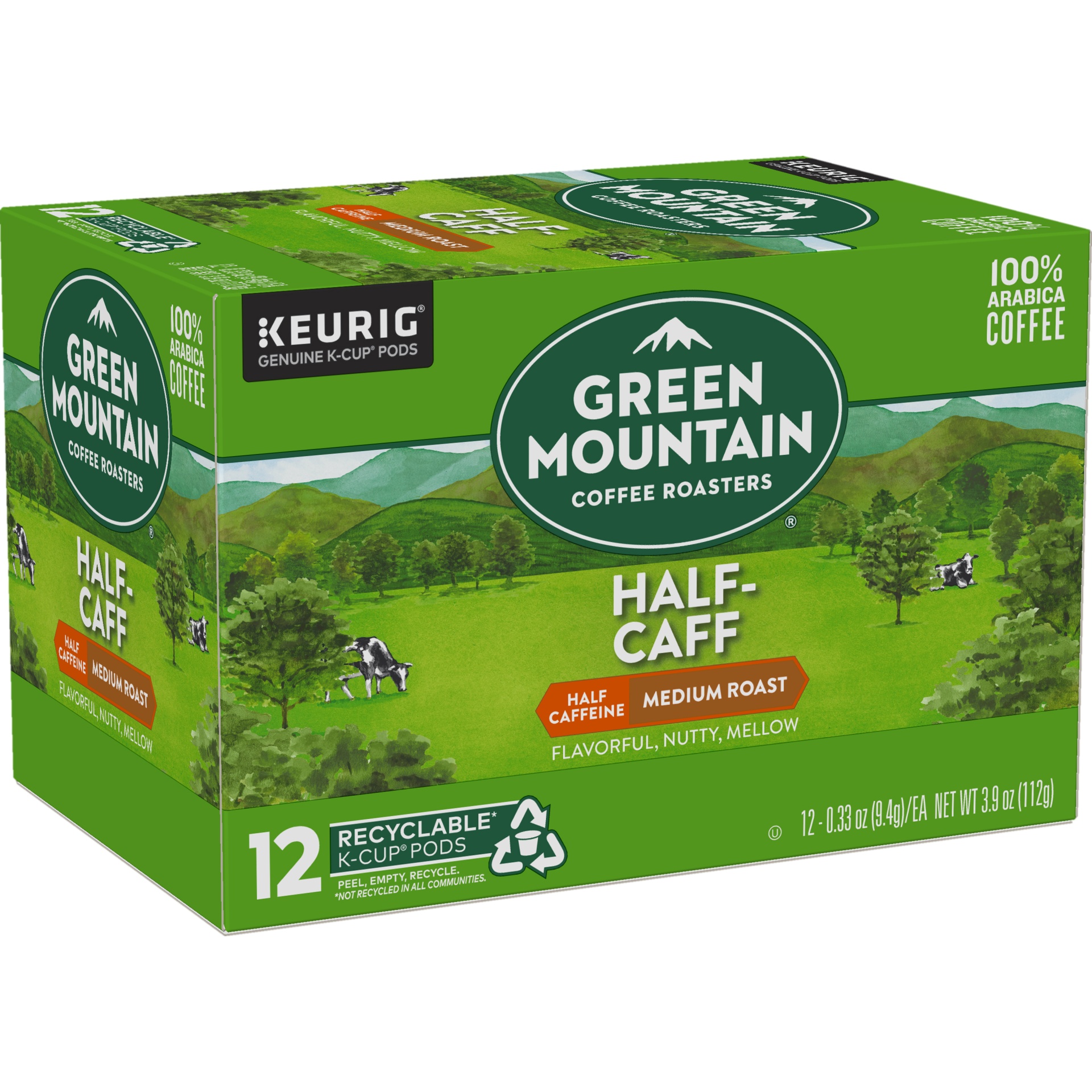 slide 2 of 4, Green Mountain Coffee Half-Caff K-Cups, 12 ct
