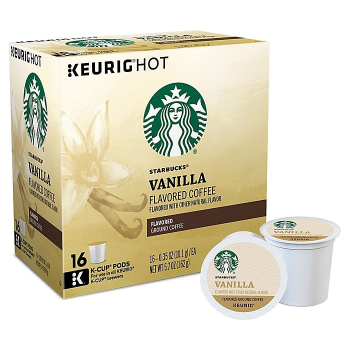 slide 2 of 2, Starbucks Vanilla Flavored Coffee Keurig K-Cup Pods, 16 ct