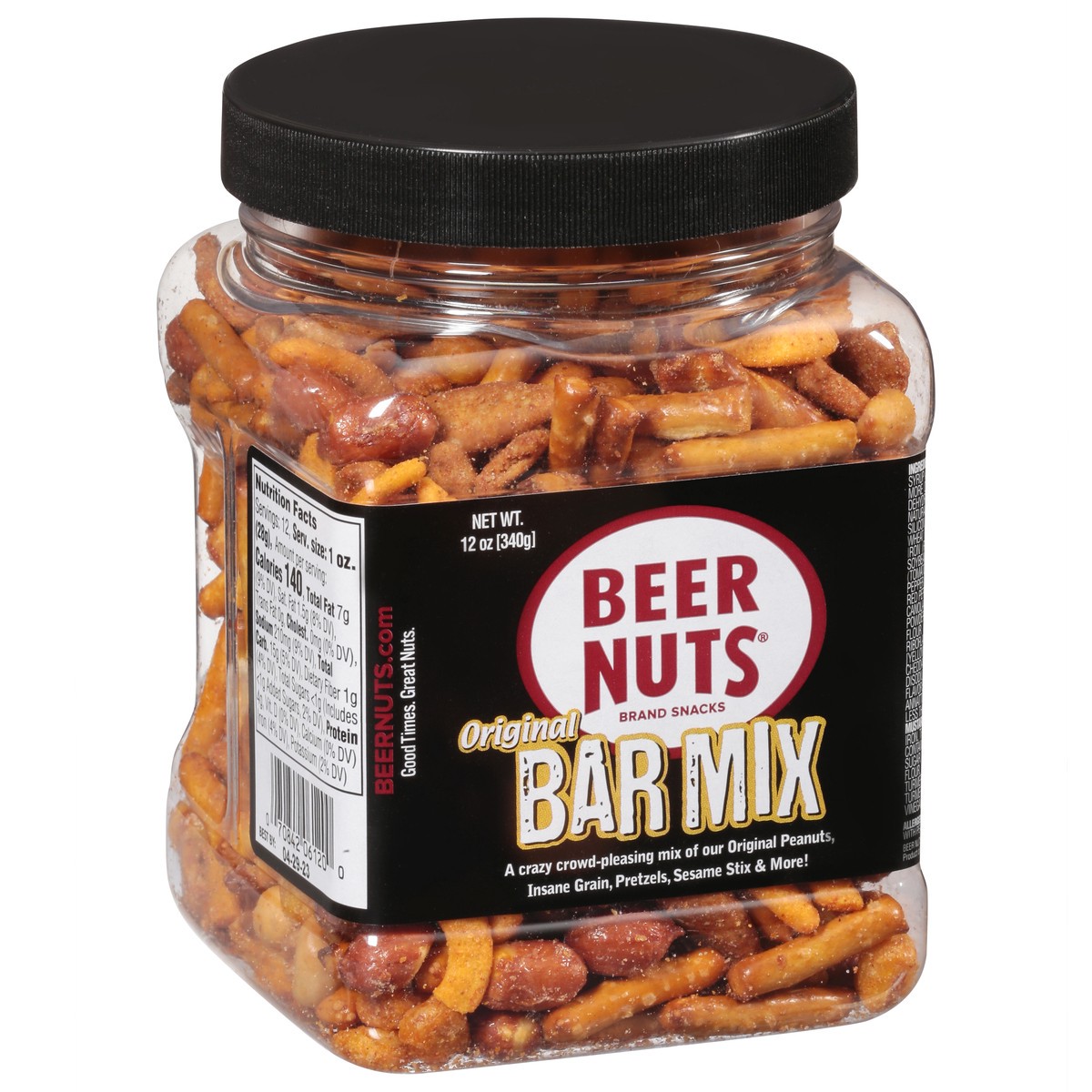 slide 4 of 9, BEER NUTS Original Bar Mix - 12 oz, 12 oz