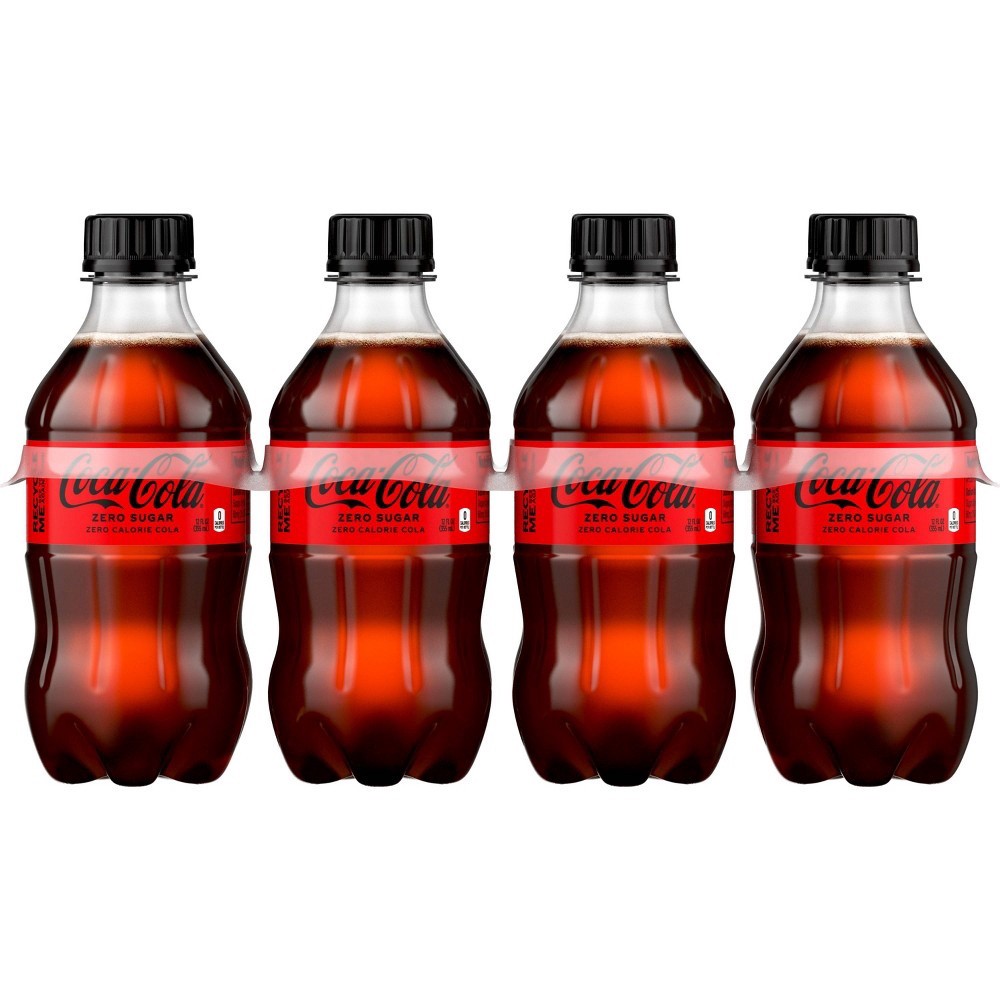 slide 4 of 9, Coca-Cola Zero Soda - 8 ct; 12 fl oz, 8 ct; 12 fl oz