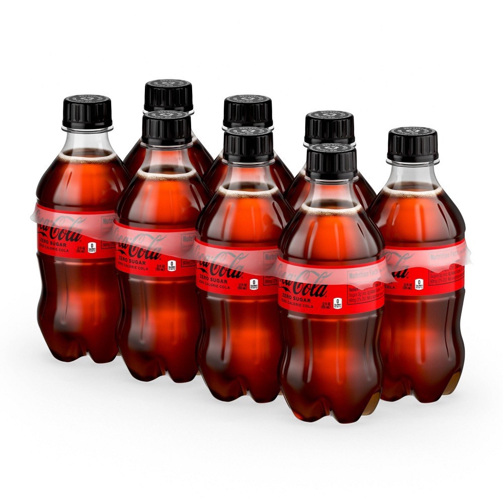 slide 5 of 9, Coca-Cola Zero Soda - 8 ct; 12 fl oz, 8 ct; 12 fl oz