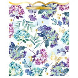 Design Imports India - Dd Elegant Hydrangea-Tote Bag-Large