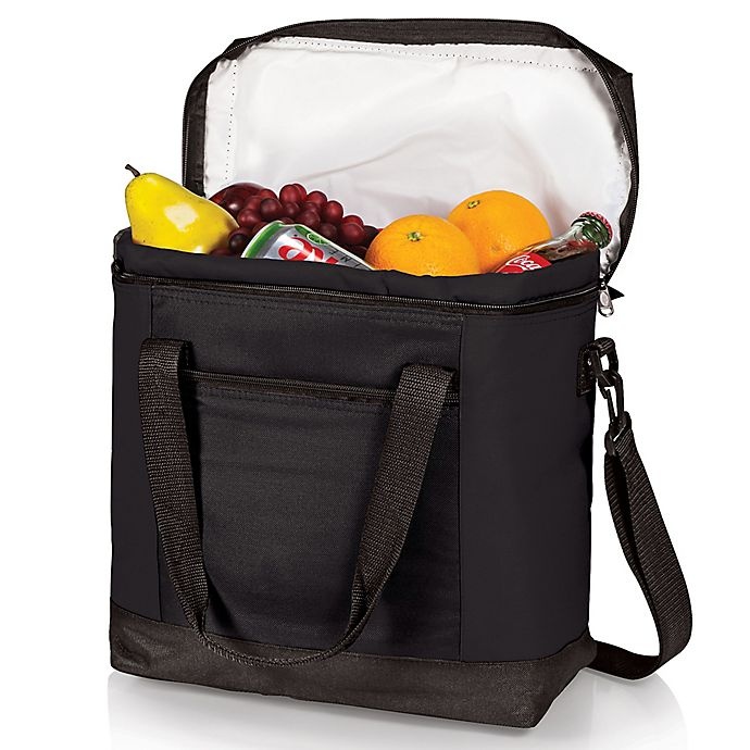 slide 4 of 6, Picnic Time Montero Cooler Tote - Black, 1 ct