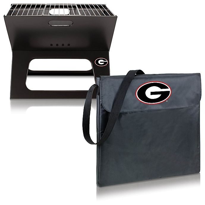 slide 2 of 3, NCAA X-Grill University of Georgia Folding Portable Grill, 1 ct