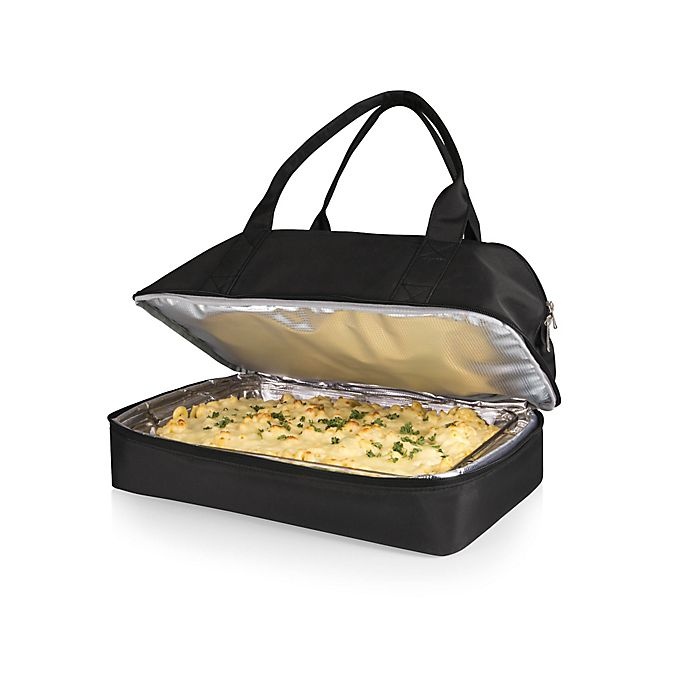 slide 4 of 5, Picnic Time Potluck Casserole Tote - Black, 1 ct