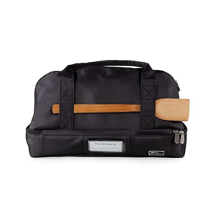 slide 5 of 5, Picnic Time Potluck Casserole Tote - Black, 1 ct