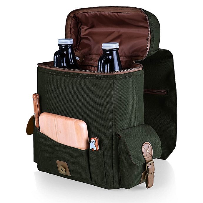 slide 2 of 12, Picnic Time Moreno Wine & Cheese Tote - Khaki, 3 ct