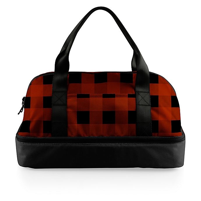 slide 2 of 5, Picnic Time Potluck Casserole Tote - Red Plaid, 1 ct