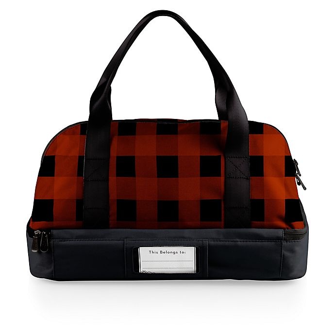 slide 3 of 5, Picnic Time Potluck Casserole Tote - Red Plaid, 1 ct