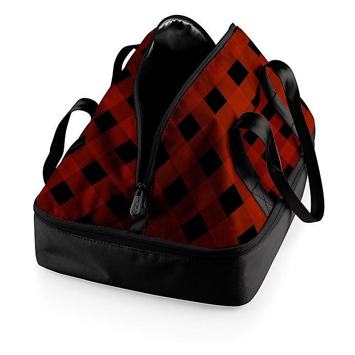 slide 5 of 5, Picnic Time Potluck Casserole Tote - Red Plaid, 1 ct