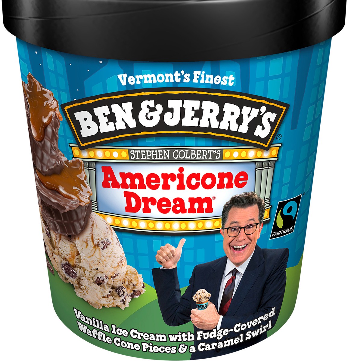 slide 2 of 3, Ben & Jerry's Ice Cream Americone Dream, 16 oz, 16 oz