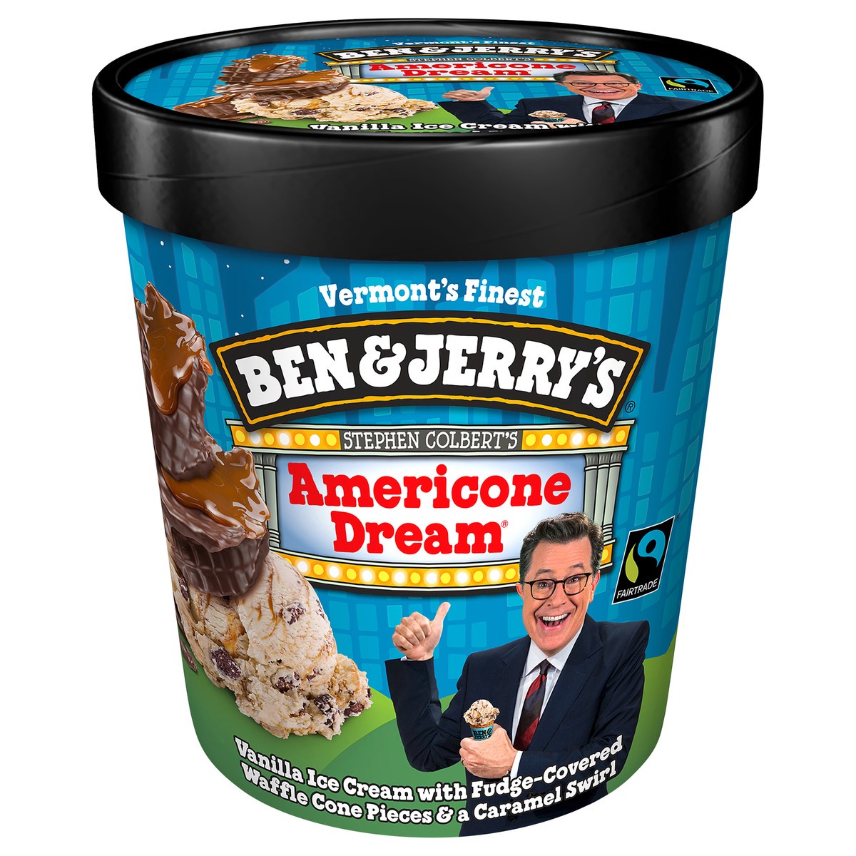slide 1 of 3, Ben & Jerry's Ice Cream Americone Dream, 16 oz, 16 oz
