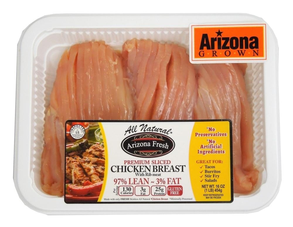 slide 1 of 1, Denmark Sliced Chicken Breast 97% Lean, 16 oz