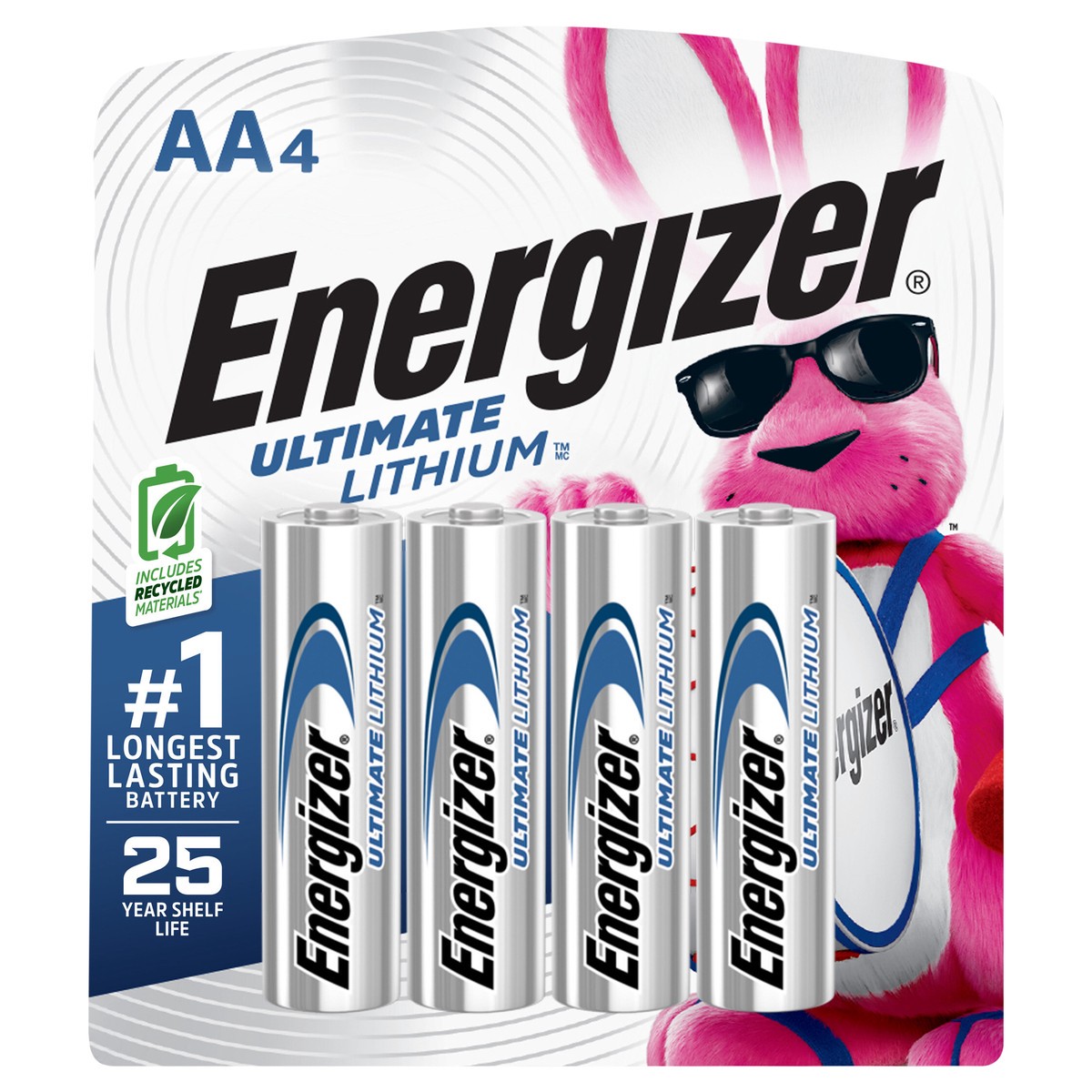 slide 1 of 6, Energizer Ultimate Lithium AA Batteries, 1 ct