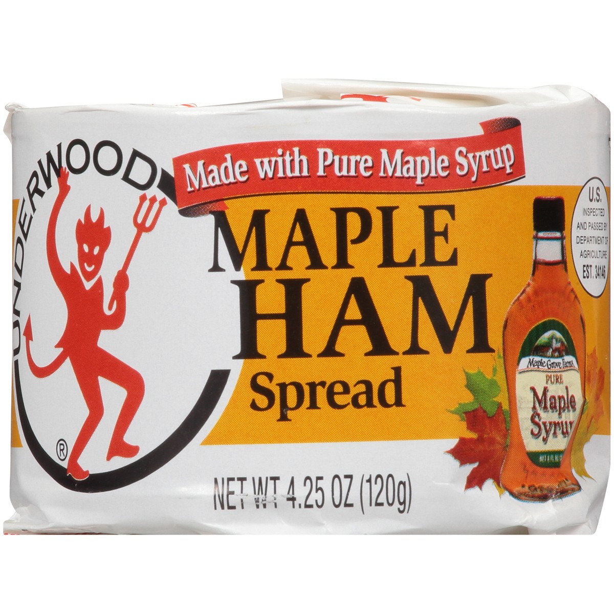 slide 3 of 12, Underwood Maple Ham Spread 4.25 oz. Can, 4.25 oz