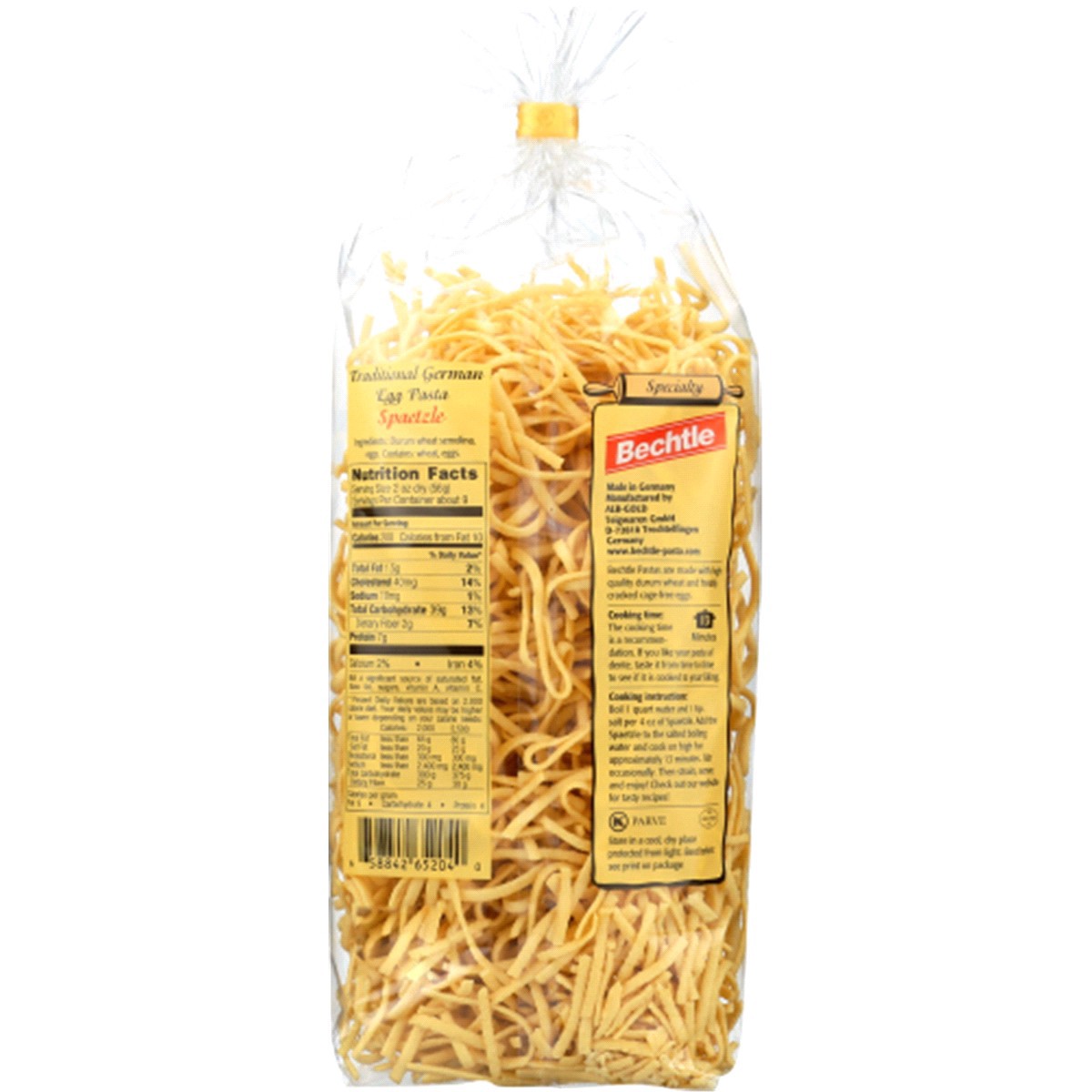 slide 5 of 5, Bechtle Spaetzle Farmer Style Noodles, 17.6 oz