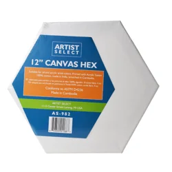 Artist Select Hexagon Canvas 12in
