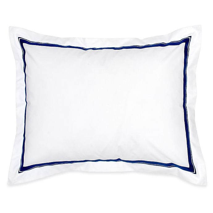 slide 1 of 1, Real Simple Sutton Standard Pillow Sham - White, 1 ct