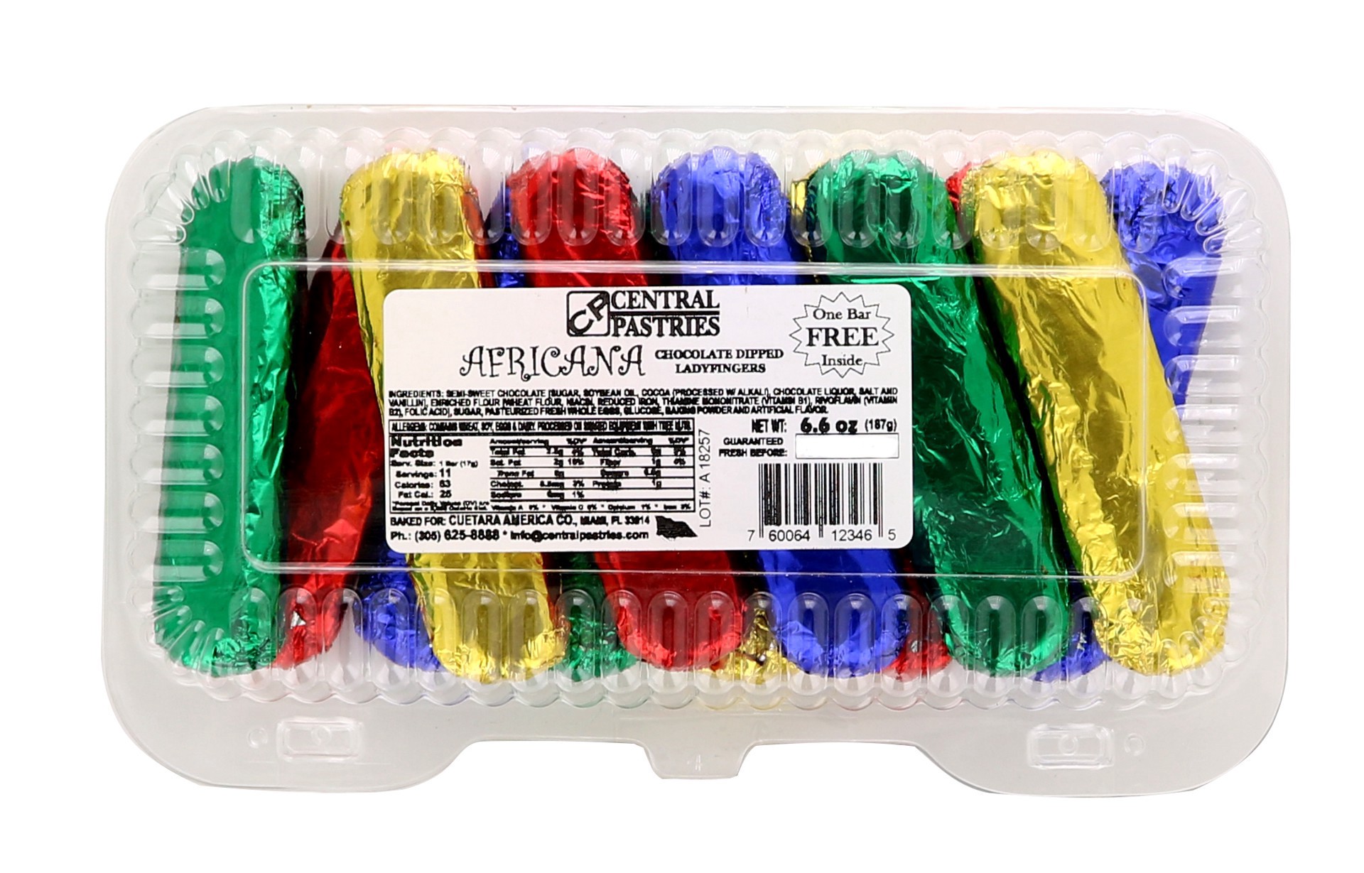 slide 1 of 1, Africanas Chocolate Cookies, 4 oz