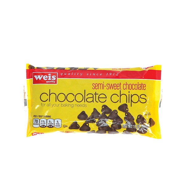 slide 1 of 6, Weis Quality Semisweet Chocolate Chips, 12 oz