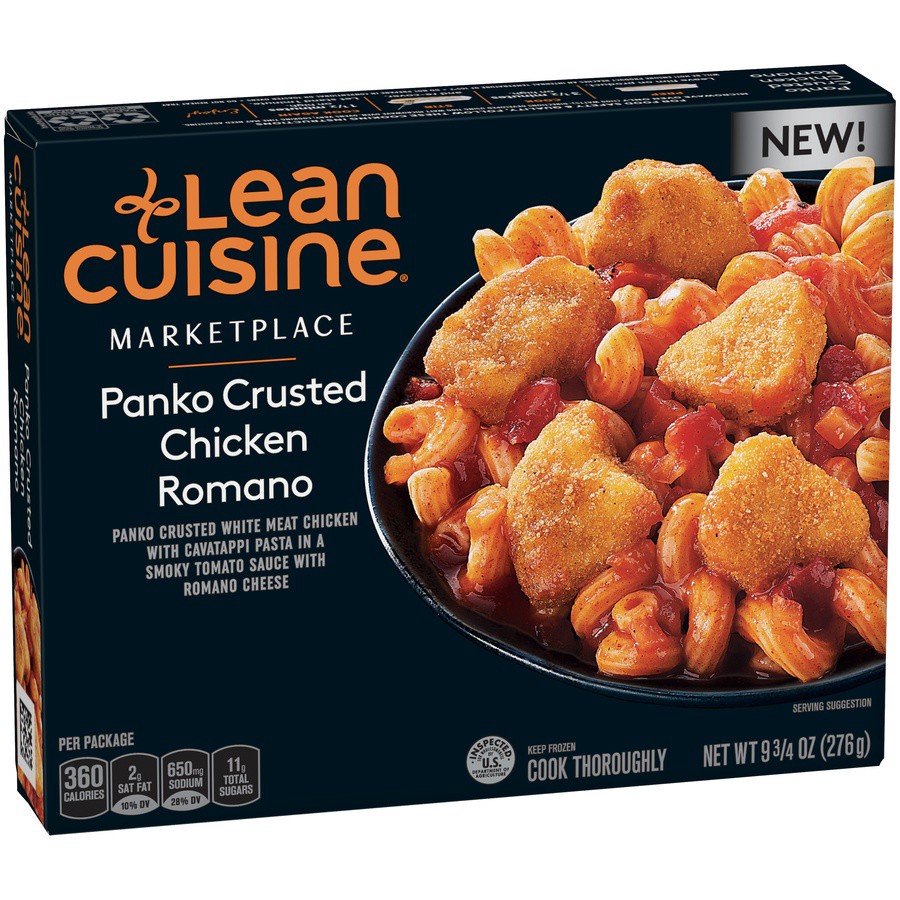 slide 2 of 8, Lean Cuisine Panko Crusted Chicken Romano, 9.73 oz