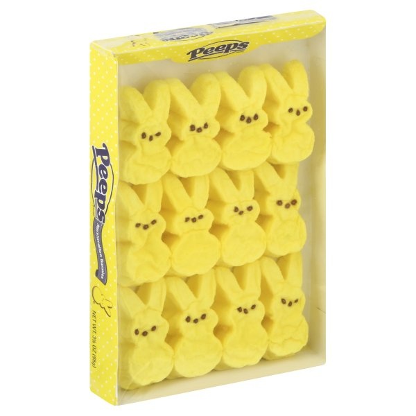 slide 1 of 1, Peeps Yellow Marshmallow Bunnies, 3.375 oz