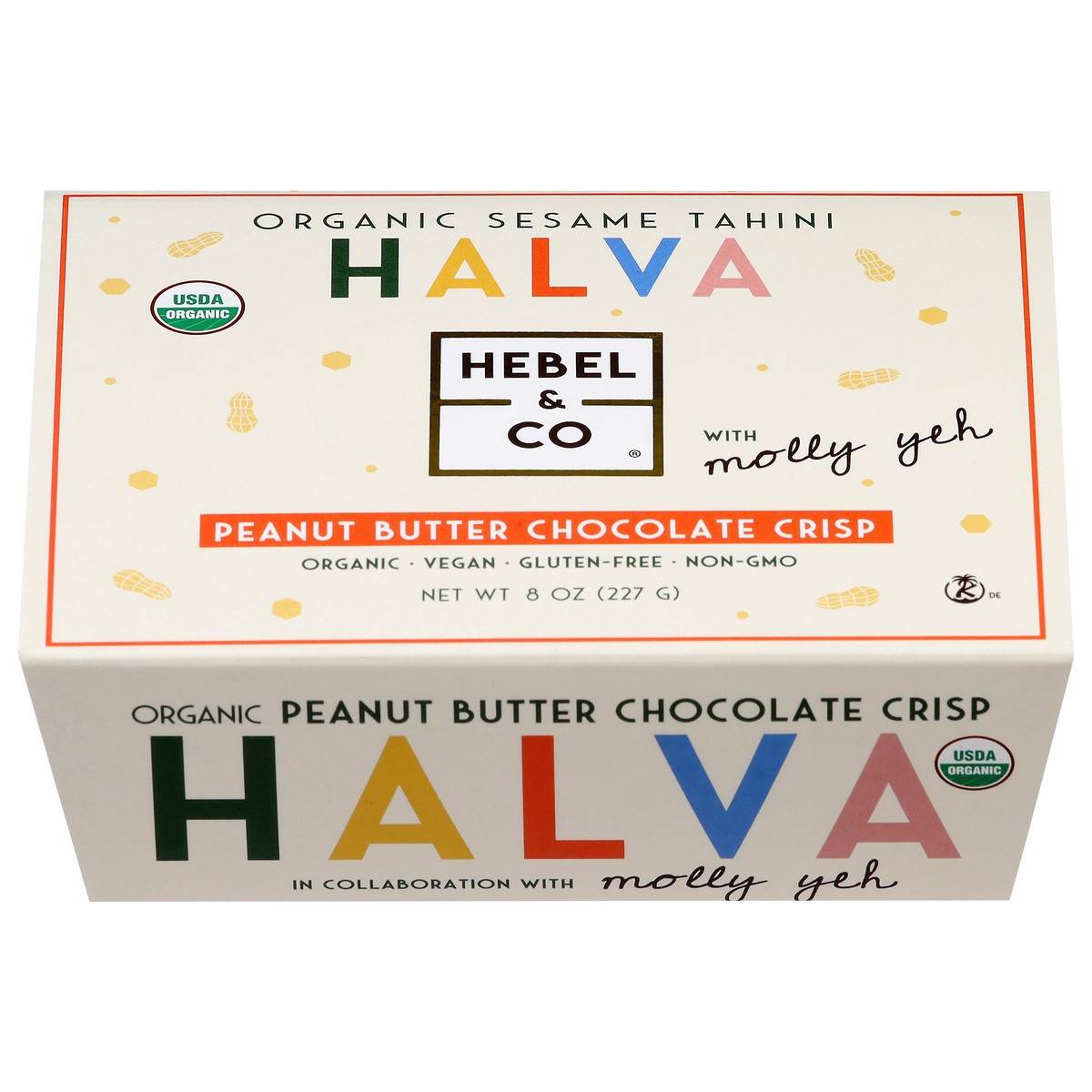 slide 2 of 4, Hebel & Co Organic Sesame Tahini Peanut Butter Chocolate Crisp Halva 8 oz, 8 oz