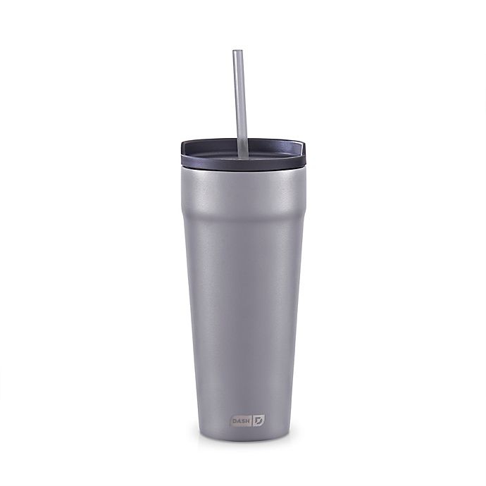 slide 1 of 4, Dash 2-in-1 Spillproof Insulated Tumbler - Grey, 20 oz