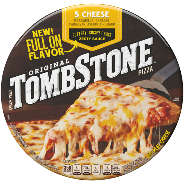 slide 1 of 6, Tombstone Pizza Original Extra Cheese, 20.5 oz