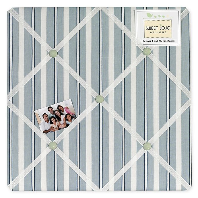 slide 1 of 1, Sweet Jojo Designs Argyle Fabric Memo Board - Blue/Green, 1 ct