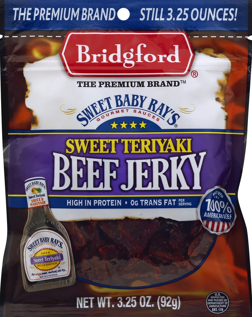 slide 1 of 1, Bridgford Beef Jerky 3.25 oz, 3.25 oz