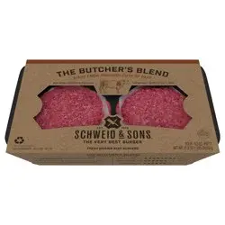 Schweid & Sons Butcher's Blend Fresh Ground Beef Burgers 4 ea