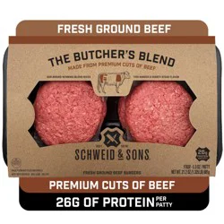 Schweid & Sons Butcher's Blend Fresh Ground Beef Burgers