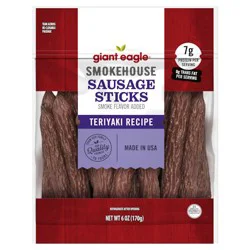 Giant Eagle Smokehouse Sausage Sticks, Teriyaki Recipe