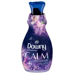 Downy Infusions Liquid Fabric Softener, Calm, Lavender & Vanilla Bean, 32 fl oz