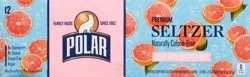Polar Seltzer - 12pk 12oz - Ruby Red Grapefruit