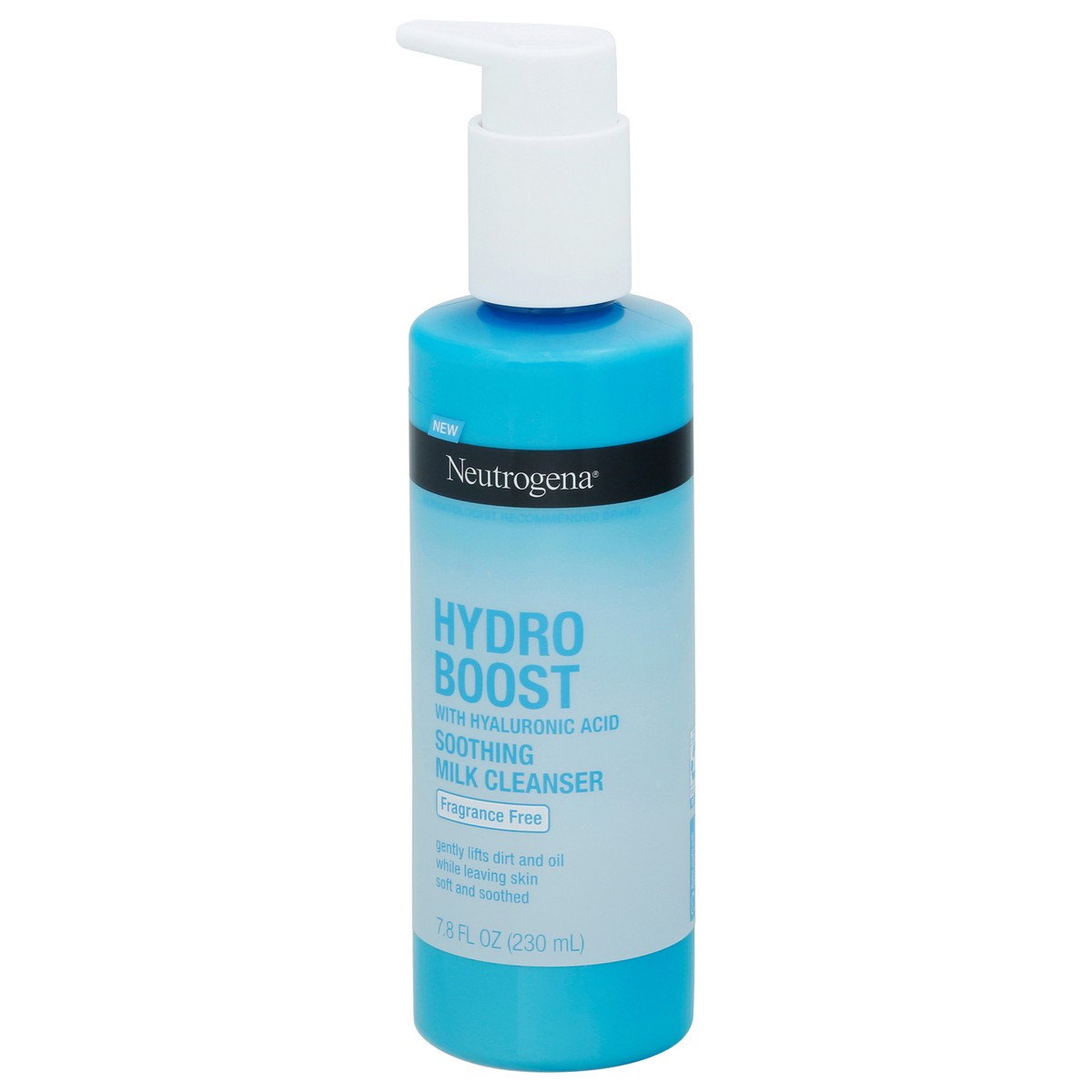 slide 9 of 9, Neutrogena Hydro Boost Face Wash Milk Cleanser, Fragrance Free, 7.8 oz, 7.80 fl oz