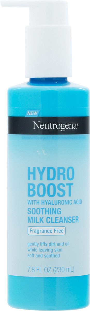 slide 7 of 9, Neutrogena Hydro Boost Face Wash Milk Cleanser, Fragrance Free, 7.8 oz, 7.80 fl oz
