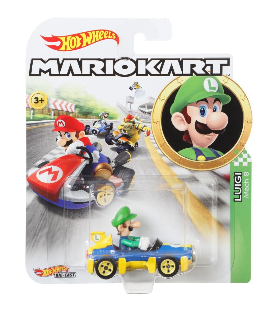 slide 1 of 2, Hot Wheels Mario Kart Vehicle, 1 ct