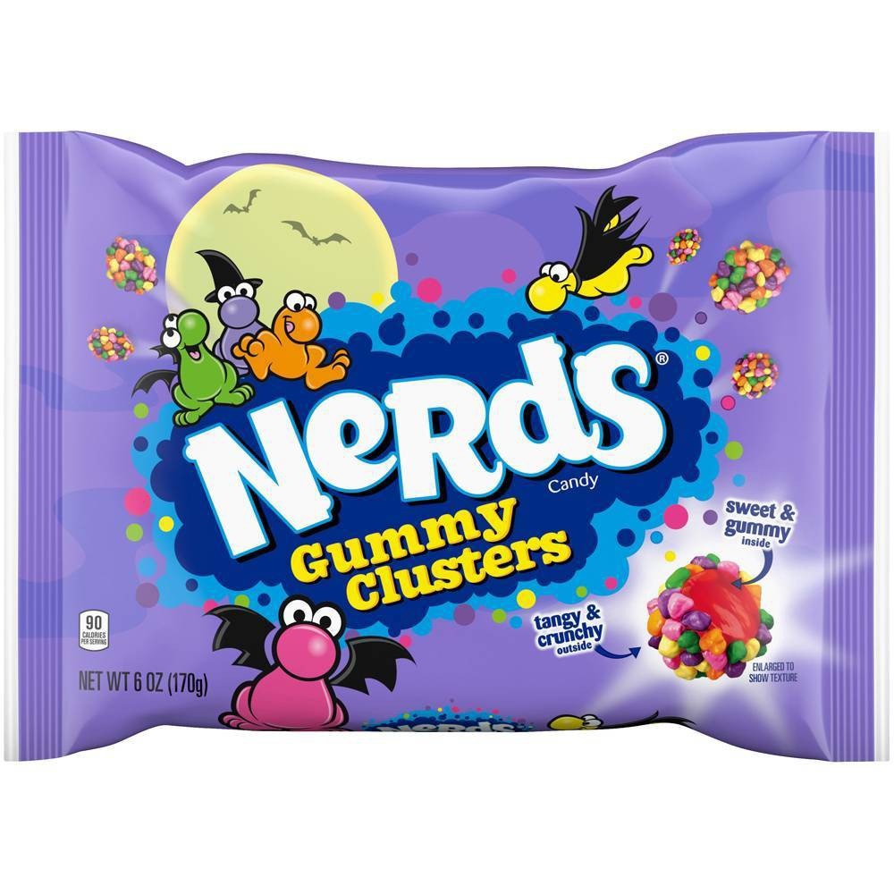 slide 1 of 1, Nerds Halloween Cluster Pouch Bag, 6 oz