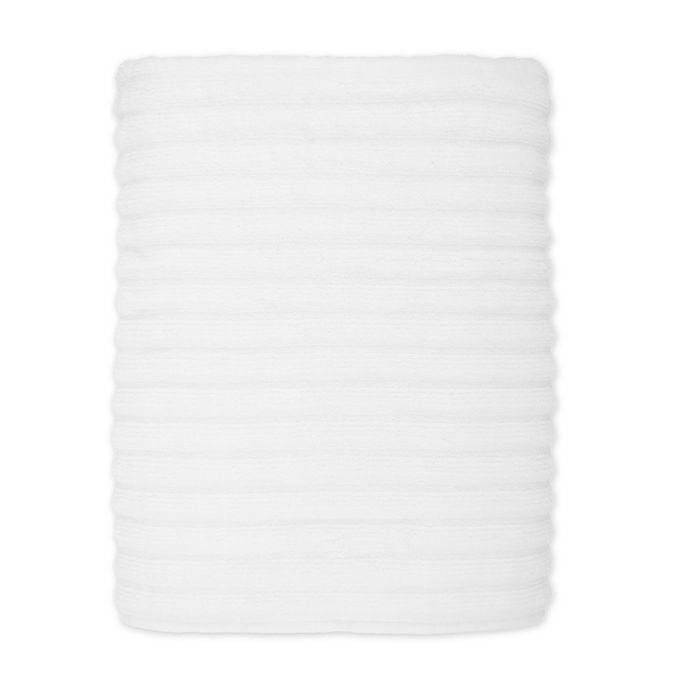 slide 1 of 1, Turkish Luxury Collection Turkish Luxury Ribbed Bath Sheet - White, 1 ct