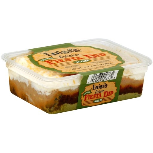 slide 1 of 1, Luisa's Five Layer Mild Fiesta Dip, 17 oz