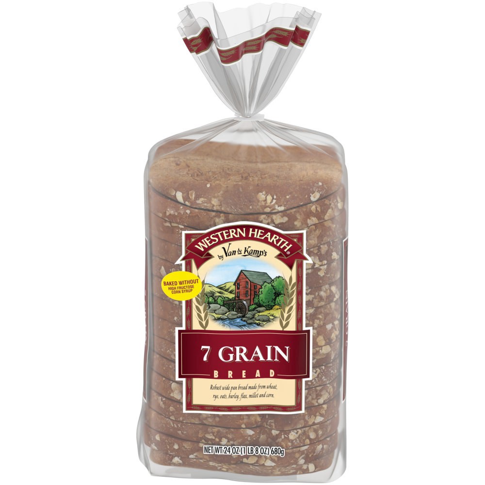slide 3 of 3, Western Hearth 7 Grain Bread, 24 oz