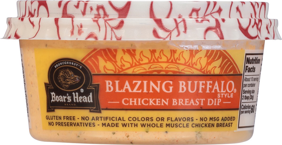 slide 13 of 14, Boar's Head Blazing Buffalo Style Chicken Dip, 10 oz