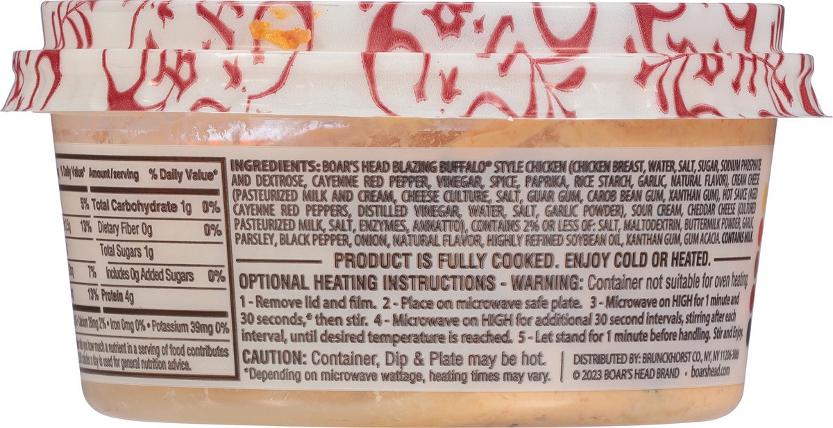 slide 8 of 14, Boar's Head Blazing Buffalo Style Chicken Dip, 10 oz