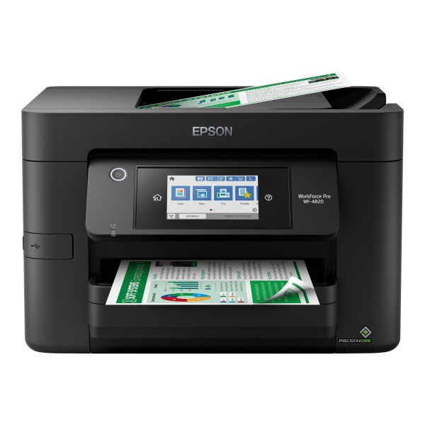 slide 4 of 6, Epson Workforce Pro Wf-4820 Wireless Inkjet All-In-One Color Printer, C11Cj06201, 1 ct