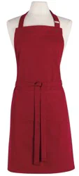 Now Designs Carmine Red Cotton Chefs Apron