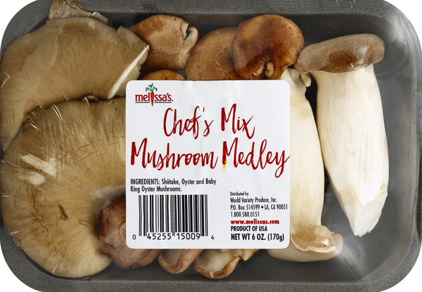 slide 1 of 1, Melissa's Mushroom Medley, Chef's Mix, 6 oz