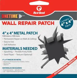 Red Devil Onetime Metal Wall Repair Patch